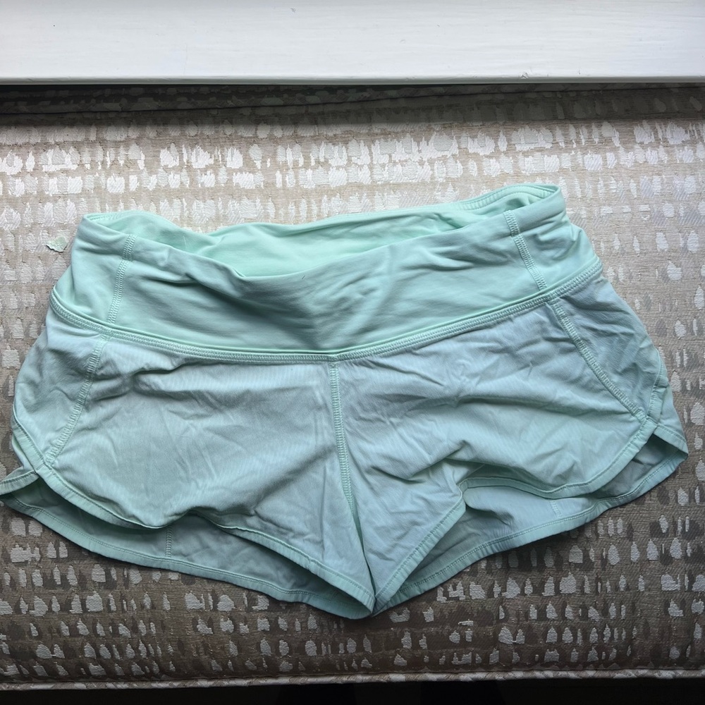 Mint Green Women's Lulu lemon Shorts